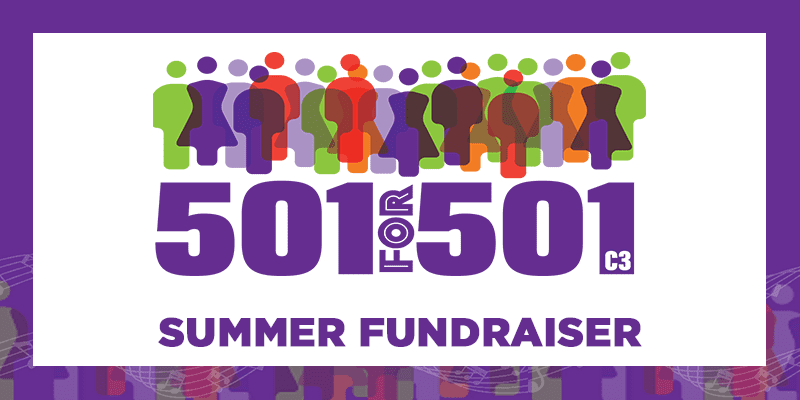 501 for 501c3 Summer Fundraiser 2024